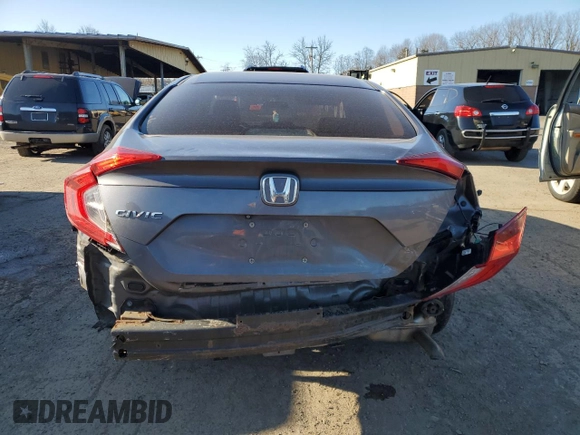 2016 Honda Civic Sedan LX with VIN 2HGFC2F55GH555002, listed as a Copart auction lot 50680565 with 163,332 mi miles and Salvage Title. Bid and sale history available at carsss.com. Image 6.