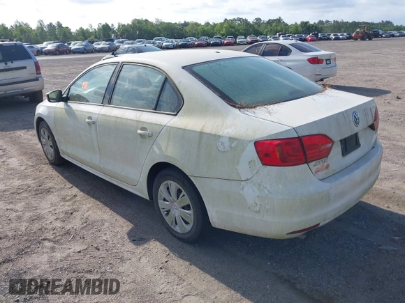 2012 Volkswagen Jetta Sedan SE w/Convenience & Sunroof with VIN 3VWDX7AJ8CM019794, listed as a IAAI auction lot 42124391 with 1 mi miles. Bid and sale history available at carsss.com. Image 3.
