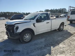 2023 Ford F-150 XL with VIN 1FTMF1CB5PKG04452, listed as a Copart auction lot 44376705 with 23,722 mi miles and Salvage Title. Bid and sale history available at carsss.com. Image 1.