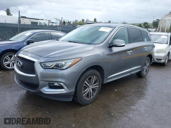 2018 Infiniti QX60 with VIN 5N1DL0MM9JC524006, listed as a IAAI auction lot 41808831 with 152,000 mi miles and . Bid and sale history available at DreamBid. Image 2.