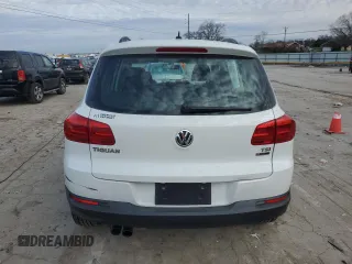2016 Volkswagen Tiguan S with VIN WVGBV7AX0GW600518, listed as a Copart auction lot 86335544 with 132,123 mi miles and Salvage Title. Bid and sale history available at DreamBid. Image 6.