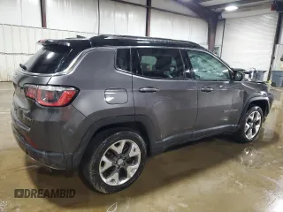 2018 Jeep Compass Limited with VIN 3C4NJDCB4JT262566, listed as a Copart auction lot 51823345 with 114,513 mi miles and Salvage Title. Bid and sale history available at carsss.com. Image 3.