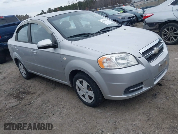 2008 Chevrolet Aveo LS with VIN KL1TD566X8B151512, listed as a IAAI auction lot 41364928 with 67,477 mi miles and . Bid and sale history available at DreamBid. Image 1.