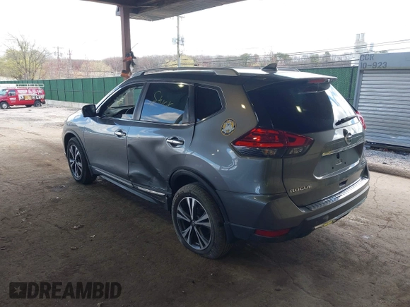 2017 Nissan Rogue SL with VIN 5N1AT2MV3HC761513, listed as a IAAI auction lot 42059096 with 75,250 mi miles and . Bid and sale history available at DreamBid. Image 3.