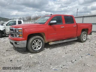 2014 Chevrolet Silverado 1500 LT with VIN 3GCUKREC4EG119546, listed as a Copart auction lot 51154615 with 196,117 mi miles and Salvage Title. Bid and sale history available at carsss.com. Image 1.