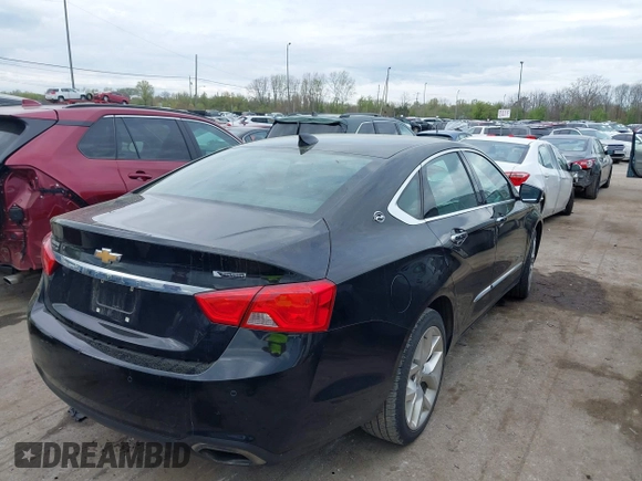 2019 Chevrolet Impala Premier with VIN 1G1105S36KU105588, listed as a IAAI auction lot 42106517 with 108,943 mi miles and . Bid and sale history available at DreamBid. Image 4.