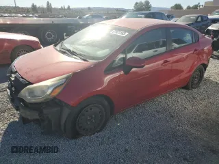 2013 Kia Rio LX with VIN KNADM4A38D6237793, listed as a Copart auction lot 87823165 with 160,349 mi miles and Salvage Title. Bid and sale history available at carsss.com. Image 1.