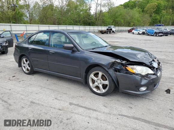 2009 Subaru Legacy Limited with VIN 4S3BL626397221925, listed as a Copart auction lot 55661165 with 204,910 mi miles and Salvage title. Bid and sale history available at DreamBid. Image 4.
