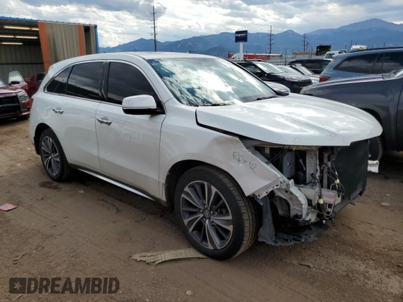2017 Acura MDX w/Technology Pkg with VIN 5FRYD4H54HB034789, listed as a Copart auction lot 62224633 with 90,787 mi miles. Bid and sale history available at carsss.com. Image 4.