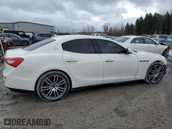 2017 Maserati Ghibli S Q4 with VIN ZAM57RTS4H1232007, listed as a Copart auction lot 47345505 with 93,978 mi miles and Salvage title. Bid and sale history available at DreamBid. Image 3.
