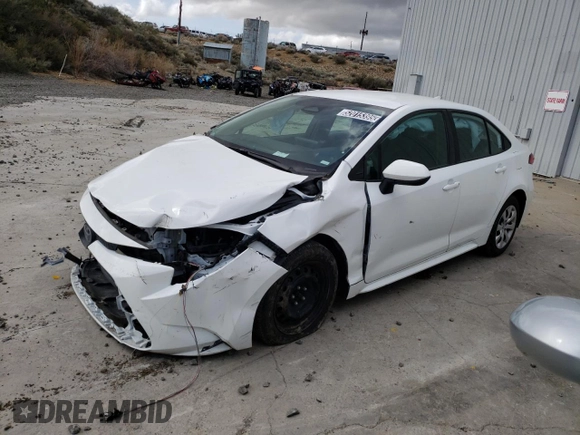 2023 Toyota Corolla LE with VIN 5YFB4MDE0PP031324, listed as a Copart auction lot 52015395 with 37,437 mi miles and Non Repairable. Bid and sale history available at carsss.com. Image 1.