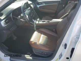 2021 Genesis G70 2.0T with VIN KMTG34LA8MU072565, listed as a Copart auction lot 54375895 with 93,275 mi miles and Salvage title. Bid and sale history available at DreamBid. Image 7.