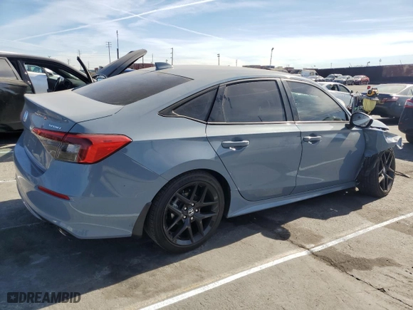 2023 Honda Civic Sedan Sport with VIN 2HGFE2F59PH536642, listed as a Copart auction lot 42385935 with 50,639 mi miles and Salvage Title. Bid and sale history available at carsss.com. Image 3.