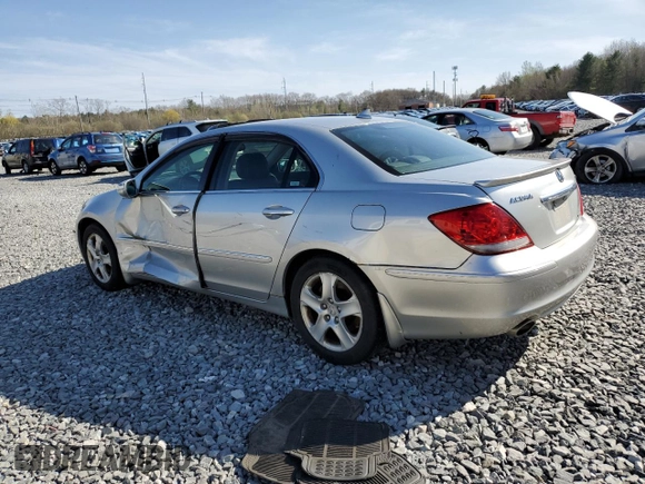 2005 Acura RL z VIN JH4KB165X5C014519, wystawiony jako Copart lot #63648925 z przebiegiem 215 443 mil mil oraz Nie do naprawy • Non repairable. Historia ofert i sprzedaży dostępna na DreamBid. Obrazek 2.