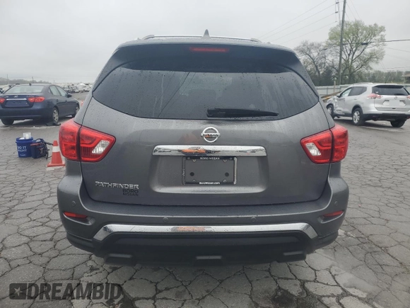 2019 Nissan Pathfinder S with VIN 5N1DR2MN8KC639149, listed as a Copart auction lot 51819025 with 80,056 mi miles and Salvage title. Bid and sale history available at DreamBid. Image 6.