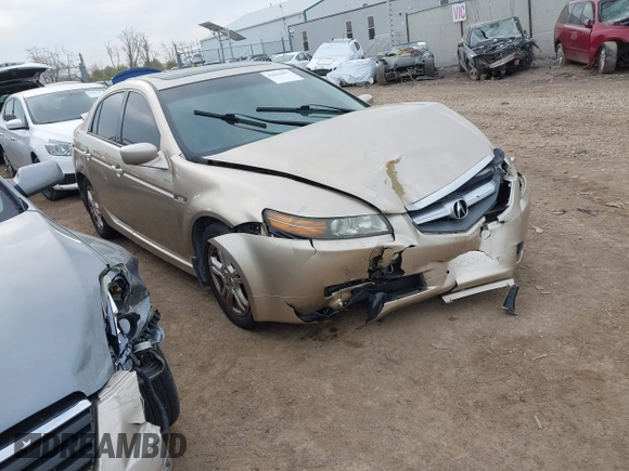 2006 Acura TL with VIN 19UUA66246A036224, listed as a IAAI auction lot 42023897 with 140,141 mi miles. Bid and sale history available at carsss.com. Image 1.