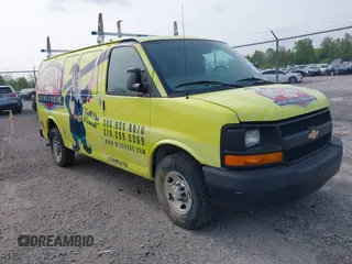 2015 Chevrolet Express Cargo z VIN 1GCWGFCF5F1246229, wystawiony jako IAAI lot #42131264 z przebiegiem 109 783 mil mil oraz . Historia ofert i sprzedaży dostępna na DreamBid. Obrazek 1.