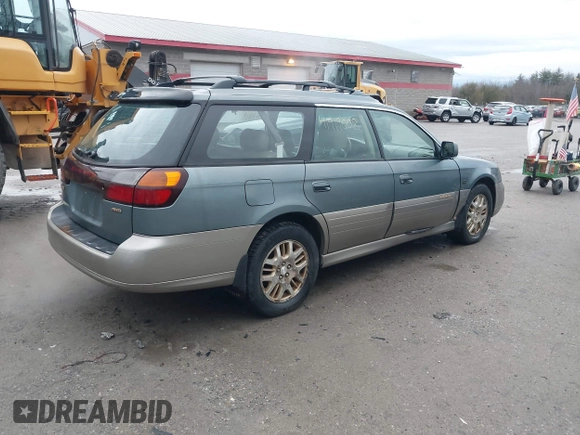 2001 Subaru Legacy Outback L.L. Bean with VIN 4S3BH806X17643016, listed as a IAAI auction lot 41919008 with 238,527 mi miles and . Bid and sale history available at DreamBid. Image 4.