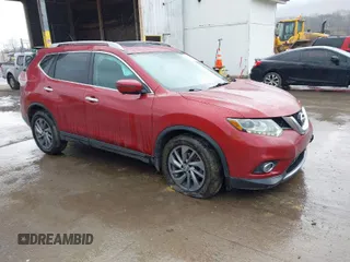 2016 Nissan Rogue SV with VIN 5N1AT2MV7GC744664, listed as a IAAI auction lot 42011444 with 75,791 mi miles. Bid and sale history available at carsss.com. Image 1.