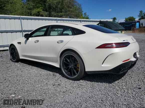 2019 Mercedes-Benz AMG GT 63 S with VIN WDD7X8KB7KA006551, listed as a Copart auction lot 59357545 with Not provided miles and Salvage title. Bid and sale history available at DreamBid. Image 2.