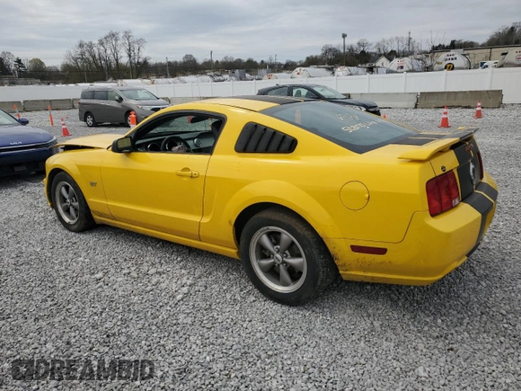 2006 Ford Mustang GT Deluxe with VIN 1ZVHT82H765172787, listed as a Copart auction lot 52539725 with 161,409 mi miles and Salvage Title. Bid and sale history available at carsss.com. Image 2.