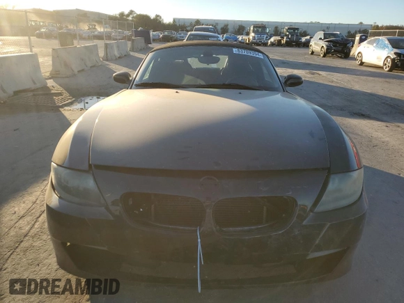 2007 BMW Z4 3.0i with VIN 4USBU33567LW72296, listed as a Copart auction lot 83709394 with 139,740 mi miles and Salvage Title. Bid and sale history available at carsss.com. Image 5.