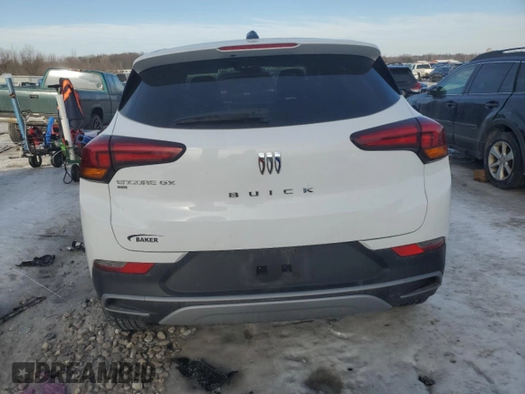 2024 Buick Encore GX Preferred with VIN KL4AMCSLXRB008491, listed as a Copart auction lot 42607855 with 15,524 mi miles and Salvage title. Bid and sale history available at DreamBid. Image 6.