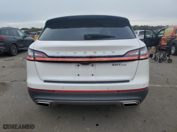 2019 Lincoln Nautilus Reserve with VIN 2LMPJ8L98KBL19149, listed as a Copart auction lot 45777825 with 76,396 mi miles and Salvage Title. Bid and sale history available at carsss.com. Image 6.