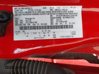 2017 Ford Focus SE with VIN 1FADP3K22HL224108, listed as a IAAI auction lot 41966202 with 190,759 mi miles and . Bid and sale history available at carsss.com. Image 9.