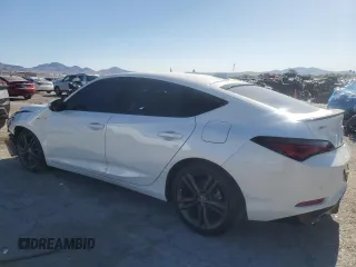 2023 Acura Integra Technology with VIN 19UDE4H62PA013504, listed as a Copart auction lot 57128995 with 7,913 mi miles and Salvage title. Bid and sale history available at DreamBid. Image 2.