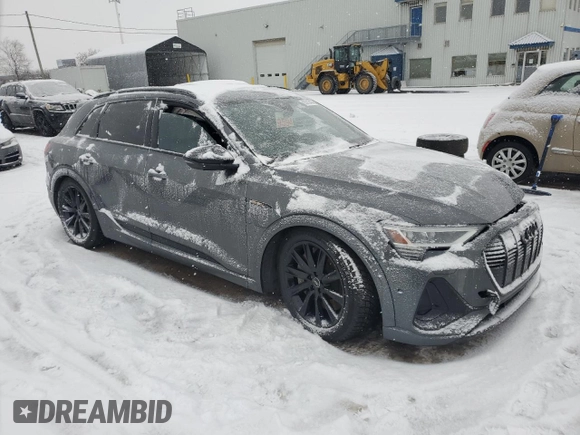2022 Audi e-tron Prestige with VIN WA1VAAGE5NB039506, listed as a Copart auction lot 83216424 with Not provided miles and Salvage title. Bid and sale history available at DreamBid. Image 4.