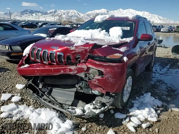 2014 Jeep Cherokee Latitude with VIN 1C4PJMCSXEW266324, listed as a Copart auction lot 49708415 with 140,961 mi miles and Salvage Title. Bid and sale history available at DreamBid. Image 10.