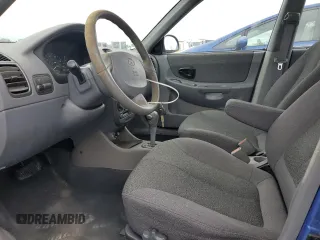2002 Hyundai Accent GL with VIN KMHCG45C82U355914, listed as a Copart auction lot 89006295 with 60,907 mi miles and Clean Title. Bid and sale history available at carsss.com. Image 7.