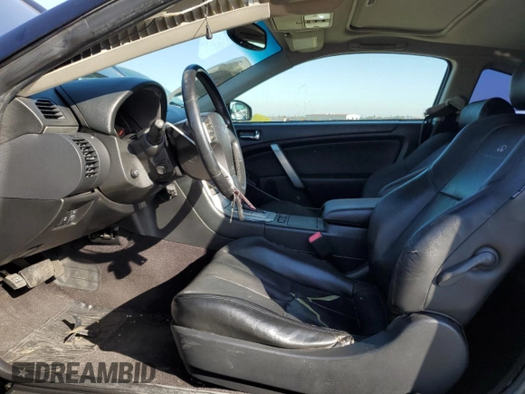2005 Infiniti G35 Coupe with VIN JNKCV54E55M422507, listed as a Copart auction lot 80086464 with 164,001 mi miles and Salvage Title. Bid and sale history available at carsss.com. Image 7.