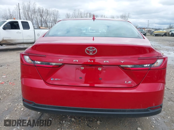 2025 Toyota Camry LE with VIN 4T1DAACK4SU089077, listed as a IAAI auction lot 42166255 with 384 mi miles and . Bid and sale history available at DreamBid. Image 16.