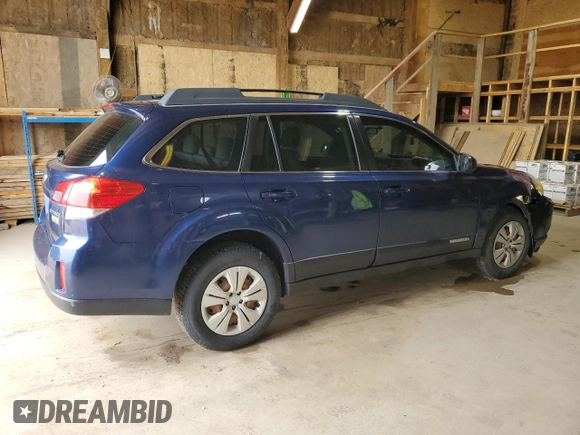 2011 Subaru Outback 2.5i с VIN 4S4BRCAC0B3422050, выставлен на аукционе Copart как лот 57159505 с пробегом 178 461 миль миль и Списание • Salvage title. История ставок и продаж доступна на DreamBid. Изображение 3.