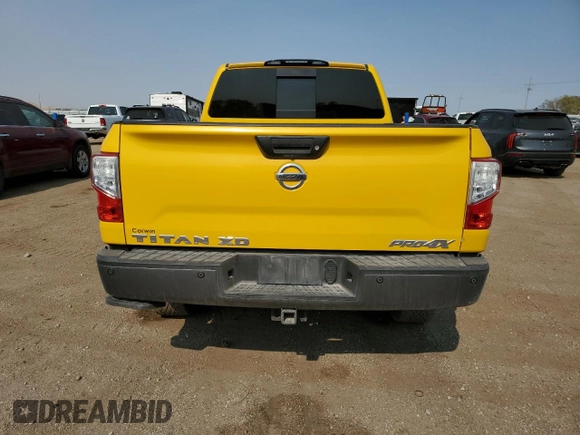 2016 Nissan Titan XD PRO-4X with VIN 1N6BA1F43GN506115, listed as a Copart auction lot 74916444 with 157,268 mi miles and Salvage Title. Bid and sale history available at carsss.com. Image 6.