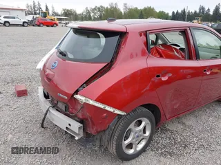 2012 Nissan LEAF SL with VIN JN1AZ0CP7CT026409, listed as a IAAI auction lot 42127666 with 55,306 mi miles and . Bid and sale history available at DreamBid. Image 6.
