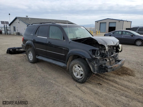 2002 Toyota Sequoia Limited with VIN 5TDBT48A12S088013, listed as a Copart auction lot 76388794 with 0 mi miles and Clean Title. Bid and sale history available at carsss.com. Image 4.