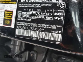 2015 Mercedes-Benz M 350 z VIN 4JGDA5HB7FA450096, wystawiony jako Copart lot #58029775 z przebiegiem 124 230 mil mil oraz Szkoda całkowita • Salvage title. Historia ofert i sprzedaży dostępna na DreamBid. Obrazek 13.