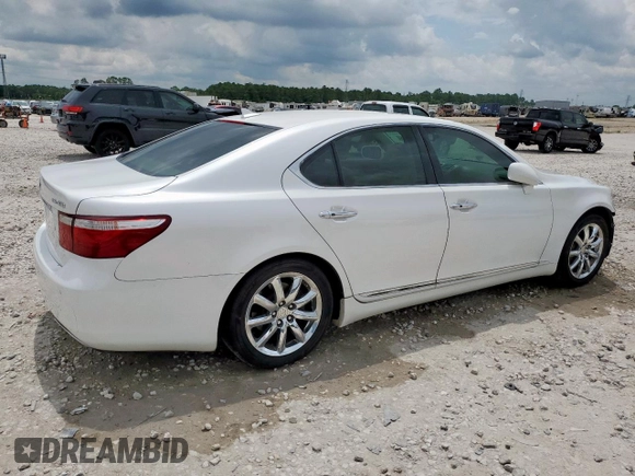 2007 Lexus LS 460 z VIN JTHBL46F175046208, wystawiony jako Copart lot #59219235 z przebiegiem 189 982 mil mil oraz Szkoda całkowita • Salvage title. Historia ofert i sprzedaży dostępna na DreamBid. Obrazek 3.