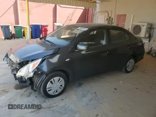 2024 Mitsubishi Mirage ES with VIN ML32FUFJ9RHF14190, listed as a Copart auction lot 49860855 with 85,471 mi miles and Salvage title. Bid and sale history available at DreamBid. Image 1.