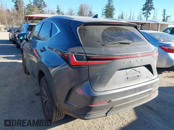 2024 Lexus NX with VIN 2T2GGCEZ3RC050313, listed as a IAAI auction lot 41418927 with 15,994 mi miles. Bid and sale history available at carsss.com. Image 3.
