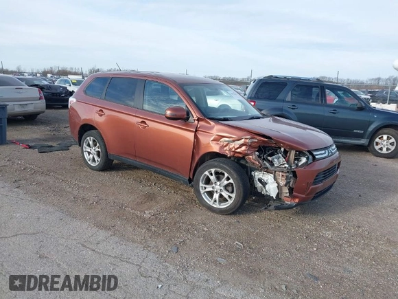 2014 Mitsubishi Outlander SE z VIN JA4AZ3A31EZ008884, wystawiony jako IAAI lot #41825440 z przebiegiem 171 232 mil mil oraz . Historia ofert i sprzedaży dostępna na DreamBid. Obrazek 1.