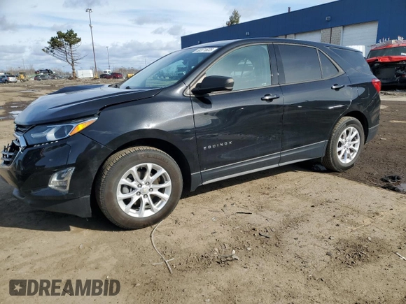 2019 Chevrolet Equinox LS z VIN 3GNAXHEV7KL320951, wystawiony jako Copart lot #50371635 z przebiegiem 78 849 mil mil oraz Czysty tytuł • Clean title. Historia ofert i sprzedaży dostępna na DreamBid. Obrazek 1.