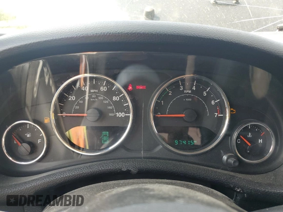 2015 Jeep Wrangler Unlimited Freedom с VIN 1C4BJWDG1FL609850, выставлен на аукционе Copart как лот 55169065 с пробегом 97 415 миль миль и Чистый • Clean title. История ставок и продаж доступна на DreamBid. Изображение 9.