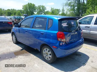 2004 Chevrolet Aveo LS with VIN KL1TJ62644B186285, listed as a IAAI auction lot 42227166 with 99,913 mi miles and . Bid and sale history available at DreamBid. Image 3.