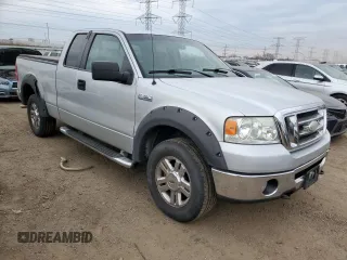 2007 Ford F-150 XLT with VIN 1FTPX14V37FB79468, listed as a Copart auction lot 53516595 with 135,063 mi miles and Clean Title. Bid and sale history available at carsss.com. Image 4.