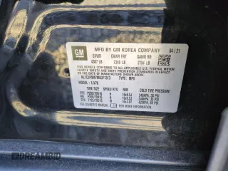 2021 Chevrolet Trax LT with VIN KL7CJPSM7MB371313, listed as a Copart auction lot 48622595 with 64,107 mi miles and Salvage Title. Bid and sale history available at carsss.com. Image 12.