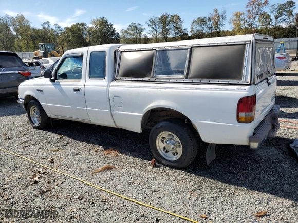 1996 Ford Ranger XLT with VIN 1FTCR14X6TPA21365, listed as a Copart auction lot 76412404 with 297,185 mi miles and Non Repairable. Bid and sale history available at carsss.com. Image 2.